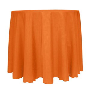 Orange 132" Round Majestic Tablecloth - Premier Table Linens - PTL 