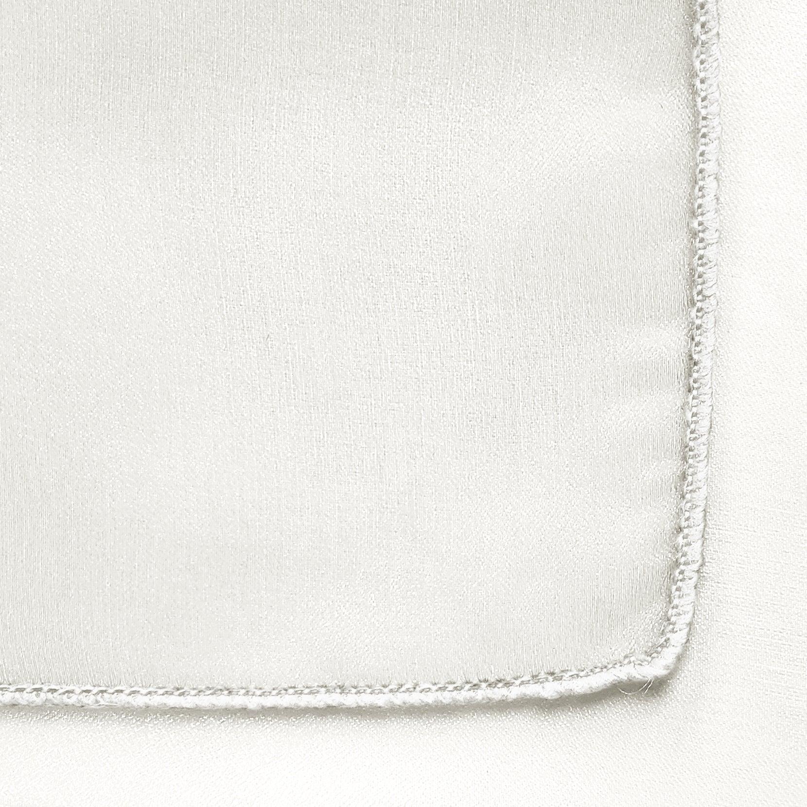 Organza white  Fabrics Hemmers