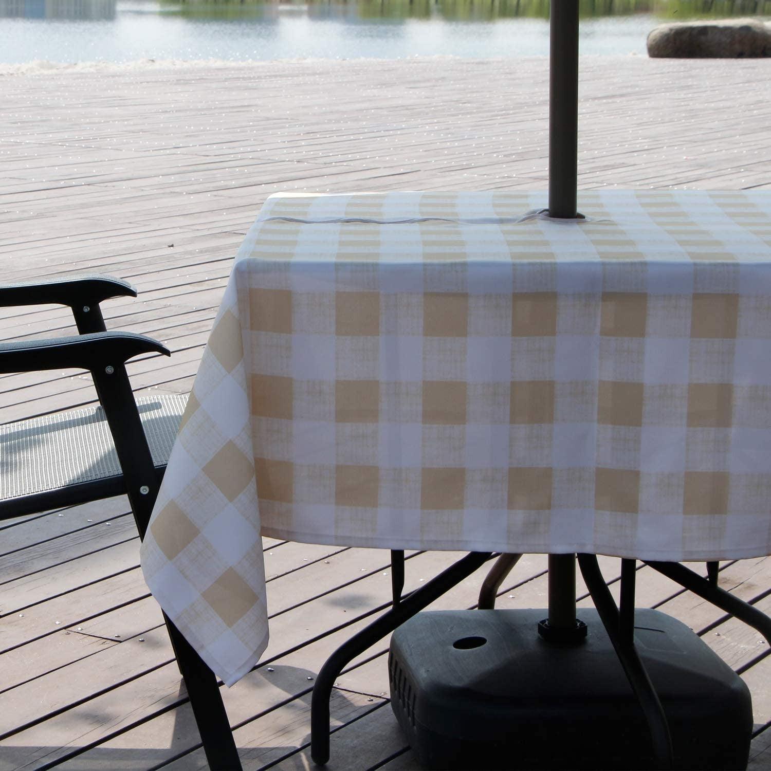 buffalo check patio umbrella Outdoor Tablecloth With Hole and Zipper USED 2012 Burton NUG Color:Blue Shark Light in hand Category: Skis