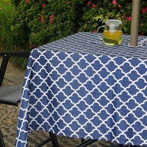 Outdoor Tablecloth With Umbrella Hole & Zipper Arelis Damask - Premier Table Linens - PTL 