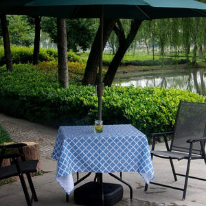 Outdoor Tablecloth With Umbrella Hole & Zipper Arelis Damask - Premier Table Linens - PTL 