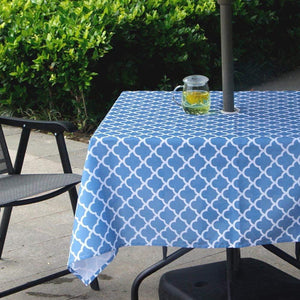 Outdoor Tablecloth With Umbrella Hole & Zipper Arelis Damask - Premier Table Linens - PTL 