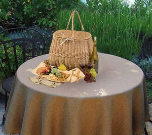 Outdoor Tablecloth With Umbrella Hole, Havana Linen Collection - Premier Table Linens - PTL 