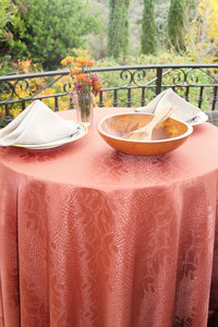 Outdoor Tablecloth With Umbrella Hole, Kenya Damask - Premier Table Linens - PTL 