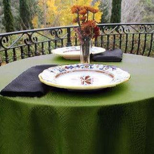 Outdoor Tablecloth With Umbrella Hole, Kenya Damask - Premier Table Linens - PTL 