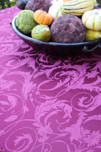 Outdoor Tablecloth With Umbrella Hole, Melrose Damask - Premier Table Linens - PTL 