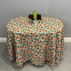 Oval Tablecloths, Oval Floral Tablecloths - Premier Table Linens - PTL 