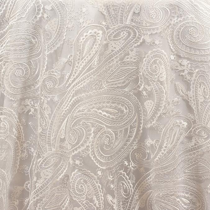 Paisley Lace Fabric By The Yard 52