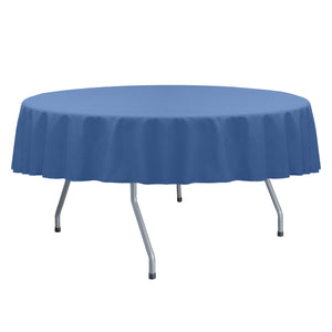 Periwinkle 132" Round Spun Poly Tablecloth - Premier Table Linens - PTL 