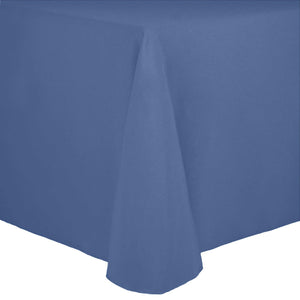 Periwinkle 60" x 120" Rectangular Spun Poly Tablecloth - Premier Table Linens - PTL 