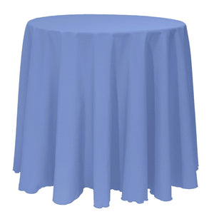 Periwinkle 90" Round Poly Premier Tablecloth - Premier Table Linens - PTL 