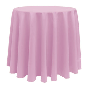 Pink Balloon 120" Round Poly Premier Tablecloth - Premier Table Linens - PTL 