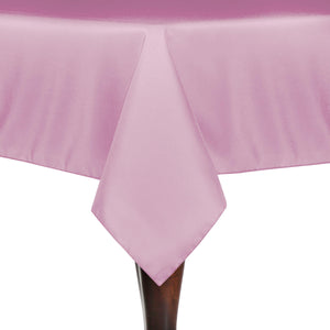 Pink Balloon 54" x 54" Square Poly Premier Tablecloth - Premier Table Linens - PTL 