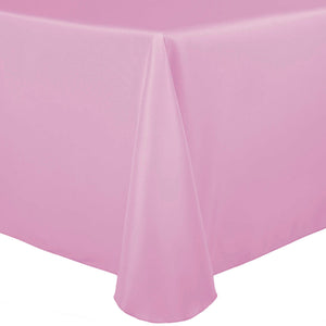 Pink Balloon 60" x 120" Rectangular Poly Premier Tablecloth - Premier Table Linens - PTL 