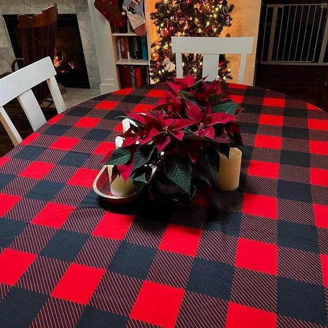 Plaid Tablecloth, Oval Tablecloth - Premier Table Linens - PTL 