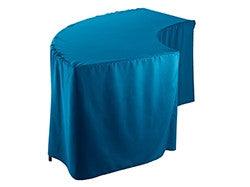 Poly Premier Fitted 4824 Serpentine Tablecloth - Premier Table Linens - PTL 