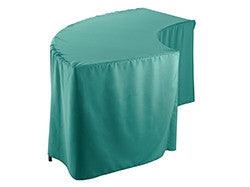 Poly Premier Fitted 4824 Serpentine Tablecloth - Premier Table Linens - PTL 