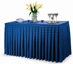 Poly Stripe Table Skirt - Premier Table Linens - PTL 