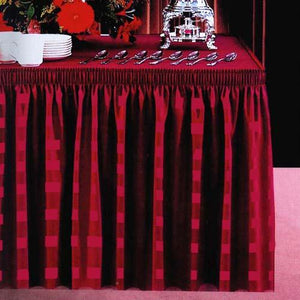 Poly Stripe Table Skirt - Premier Table Linens - PTL 