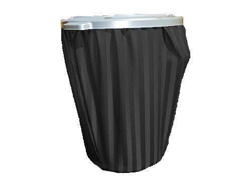 Spandex 7 Gallon Office Trash Can Cover in Black