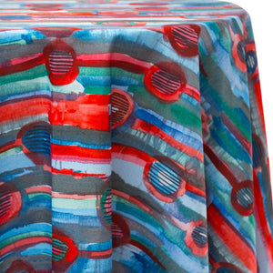 Psychedelic Oval Tablecloth - Premier Table Linens - PTL 
