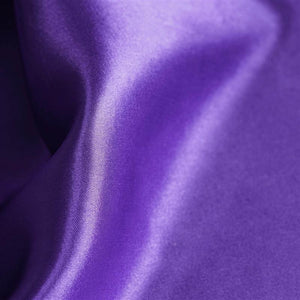 Purple 12" x 108" Satin Table Runner - Premier Table Linens - PTL 