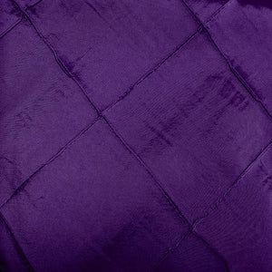 Purple 120" Round Bombay Pintuck Tablecloth - Premier Table Linens - PTL 