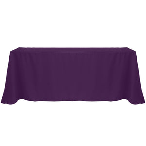 Purple 90" x 156" Rectangular Poly Premier Tablecloth - Premier Table Linens - PTL 