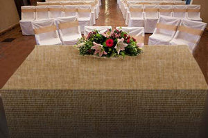 Rectangular Burlap Tablecloth - Premier Table Linens - PTL 