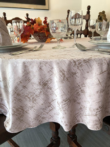 Rectangular Etched Velvet Tablecloth - Premier Table Linens - PTL 