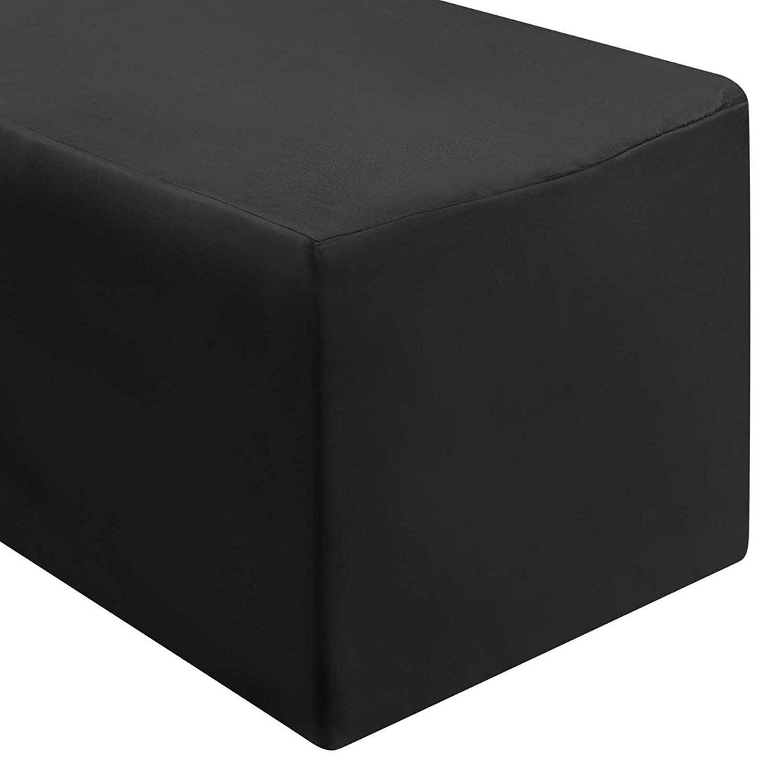 Pre-Cut Paper Tablecloth Cachemir Black 37g 1x1m (400 Units)