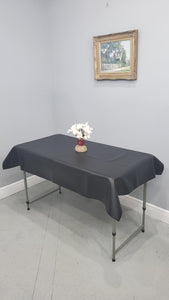Rectangular Vinyl Tablecloth with flannel backing