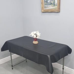 Rectangular Vinyl Tablecloth with flannel backing