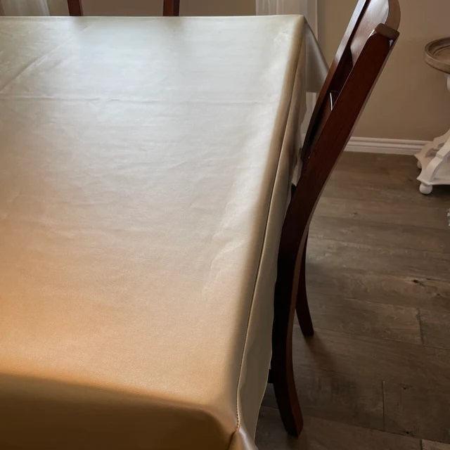 Table Pad Protector(White) Flannel-Backed Heavy Duty 52x88 Free Shipping