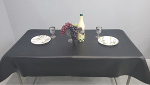 Rectangular Vinyl Tablecloth with flannel backing