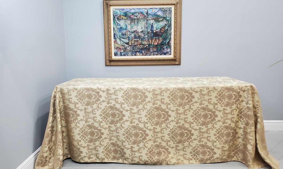 Rectangular Ludwig Damask Tablecloth