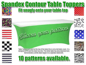 Rectangular Spandex Table Topper With Elastic - Premier Table Linens - PTL 