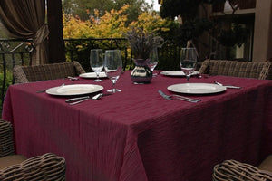Rental Crinkle Taffeta Tablecloth - Premier Table Linens - PTL 90" x 90" Square 