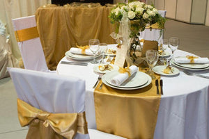 Rental Duchess Satin Table Runner - Premier Table Linens