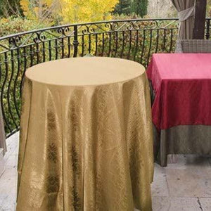 Rental Kenya Damask Tablecloth - Premier Table Linens - PTL 120" Round 