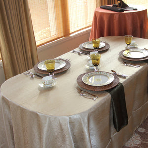 Rental Kenya Damask Tablecloth - Premier Table Linens - PTL 90" x 132" Rectangular 