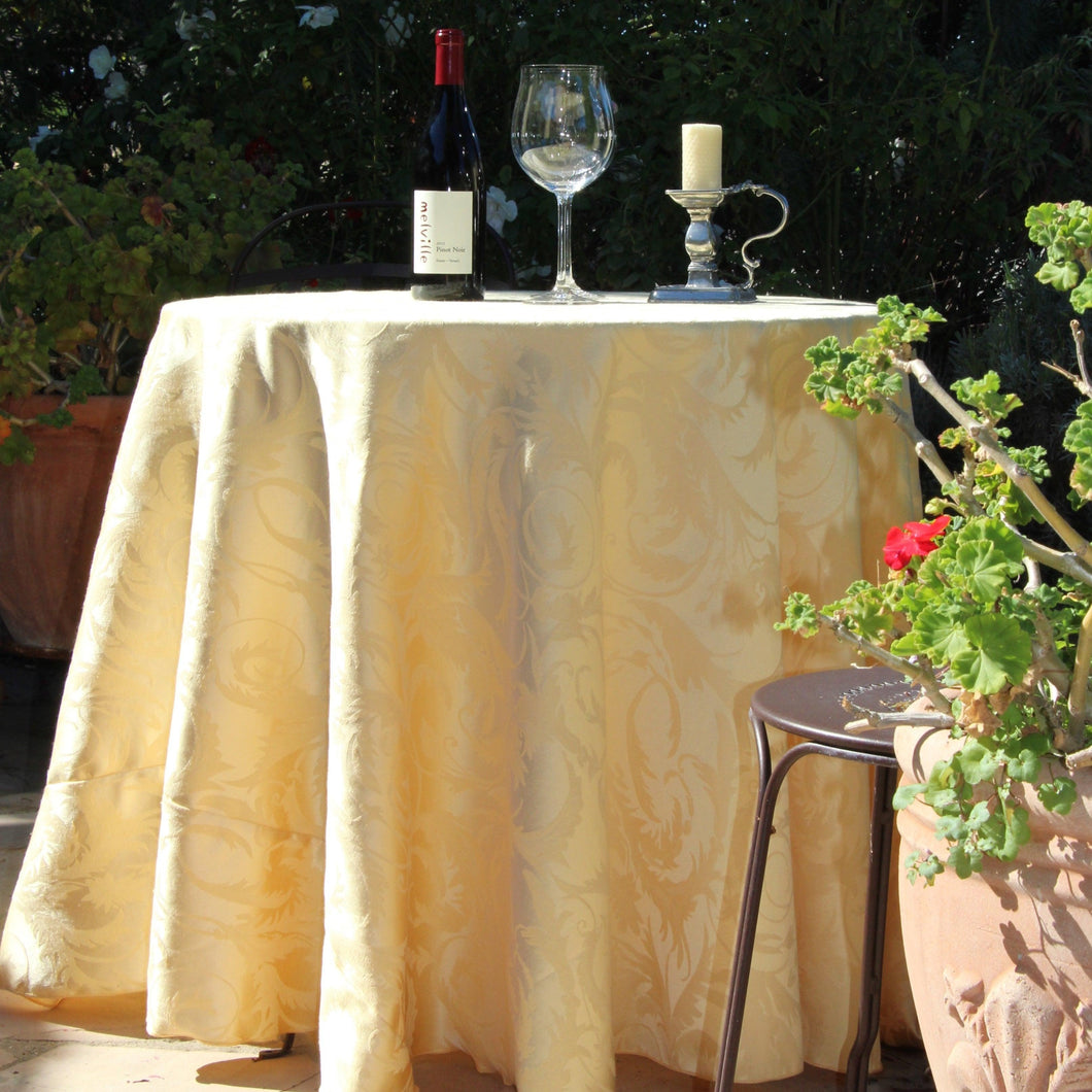 Rental Melrose Damask Tablecloth - Premier Table Linens - PTL 120