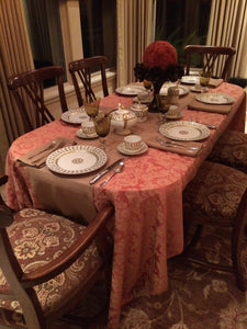 Rental Miranda Damask Tablecloth - Premier Table Linens - PTL 90" x 156" Rectangular 