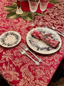 Rental Miranda Damask Tablecloth - Premier Table Linens - PTL 54" x 54" Square 