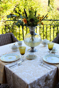 Rental Miranda Damask Tablecloth - Premier Table Linens - PTL 90" x 90" Square 