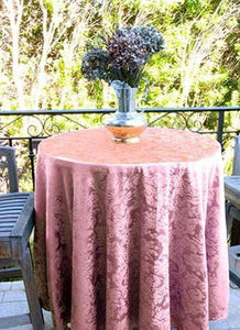 Rental Miranda Damask Tablecloth - Premier Table Linens - PTL 120" Round 