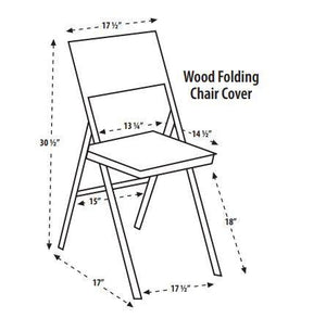 Rental Poly Premier Folding Chair Cover - Premier Table Linens - PTL 