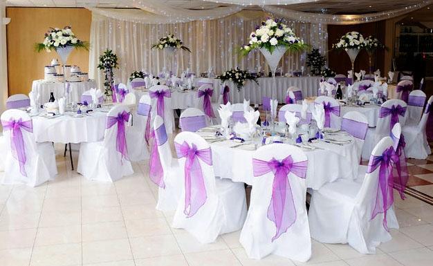 White chair covers discount rental