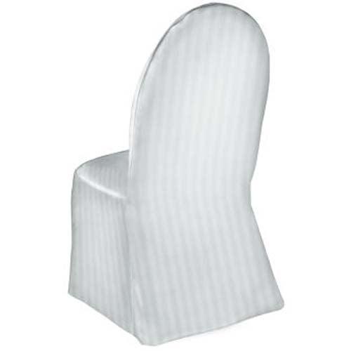 Rental Poly Stripe Banquet Chair Cover - Premier Table Linens - PTL 