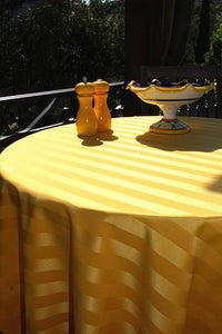 Rental Poly Stripe Tablecloth - Premier Table Linens - PTL 108" Round 